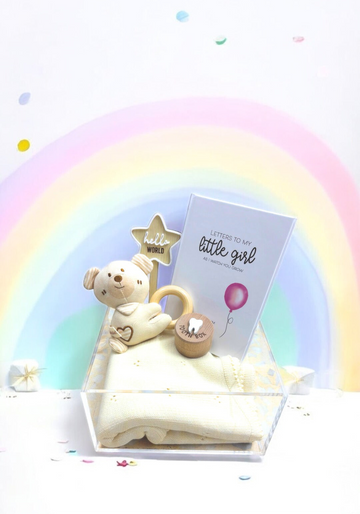 Baby Girl Acrylic Gift Box