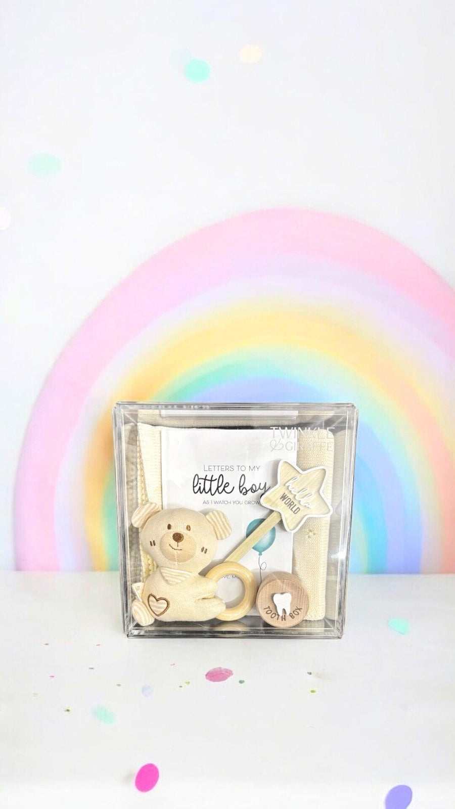 Baby Boy Acrylic Gift Box