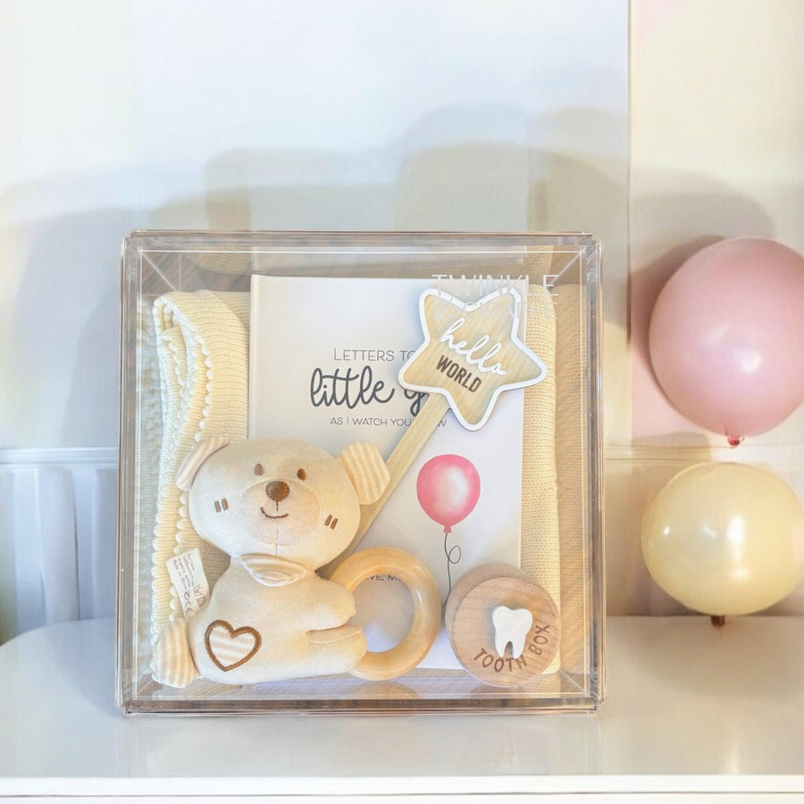 Baby Girl Acrylic Gift Box