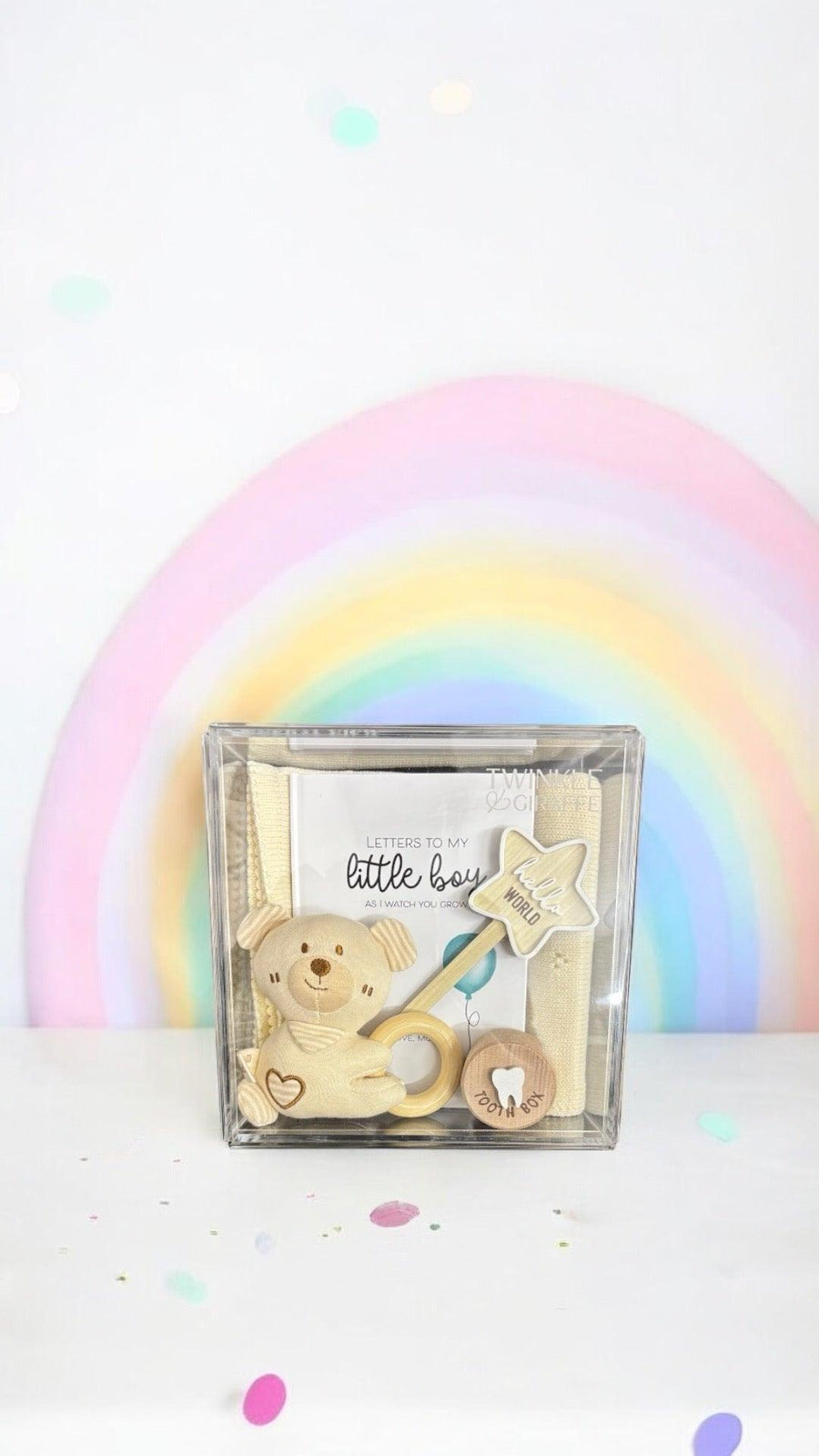 Baby Boy Acrylic Gift Box