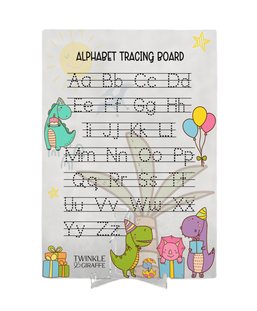 English Letters Tracing Board, Arabic Alphabet Tracing Board, Acrylic Dry Erase Board