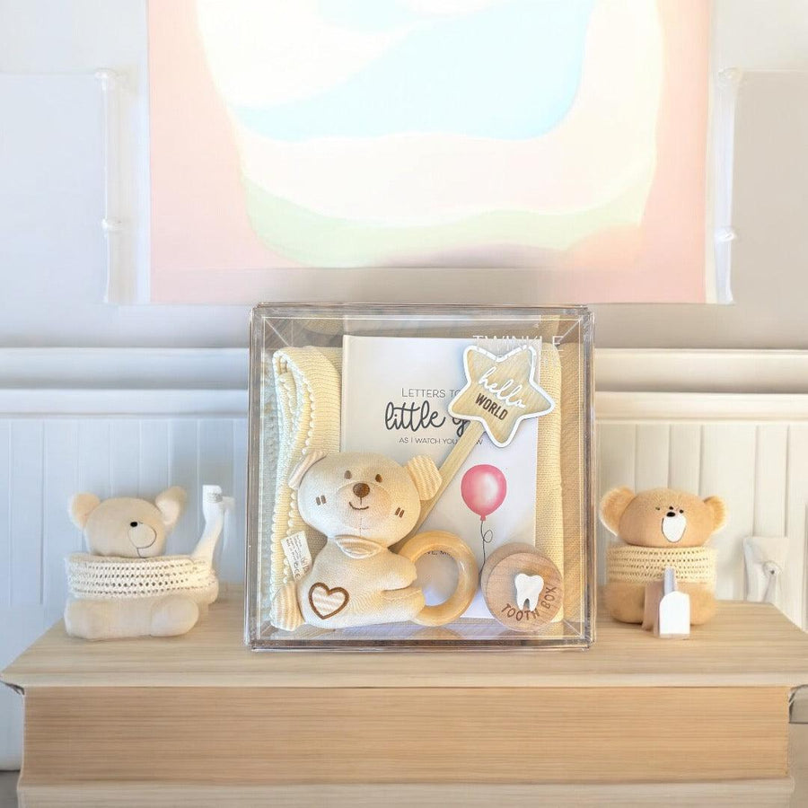 Baby Girl Acrylic Gift Box