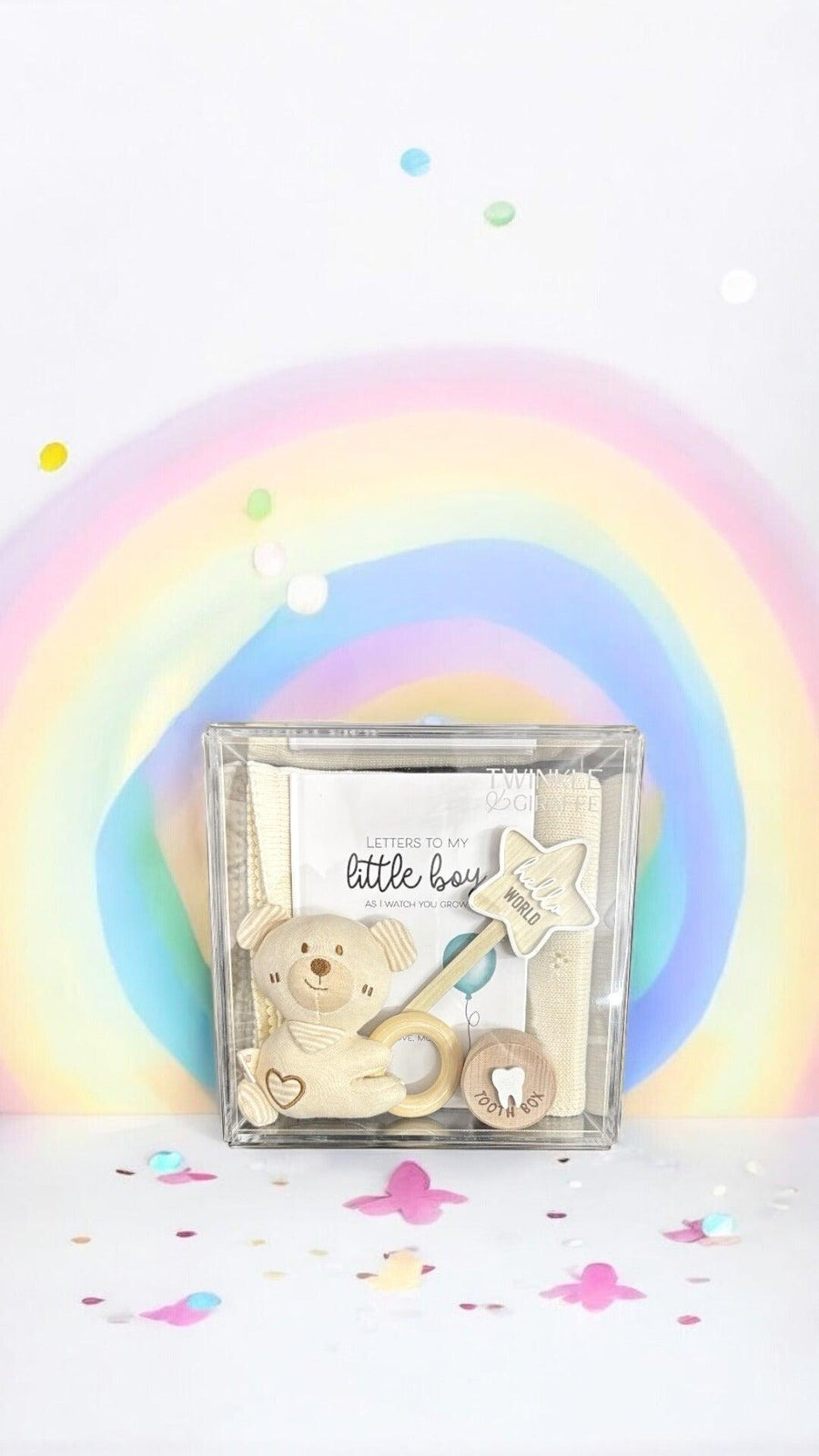 Baby Boy Acrylic Gift Box