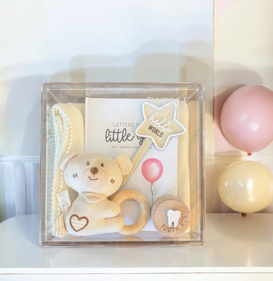 Baby Girl Acrylic Gift Box