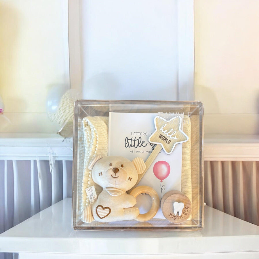 Baby Girl Acrylic Gift Box