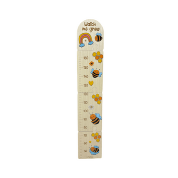 Bees Wooden Puzzle Height Chart – Fun and Interactive Growth Tracker - Twinkle and Giraffe Designs