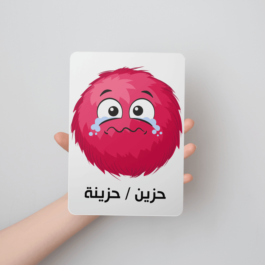 Arabic Emotions and Feelings Flashcards - Twinkle and Giraffe Designs