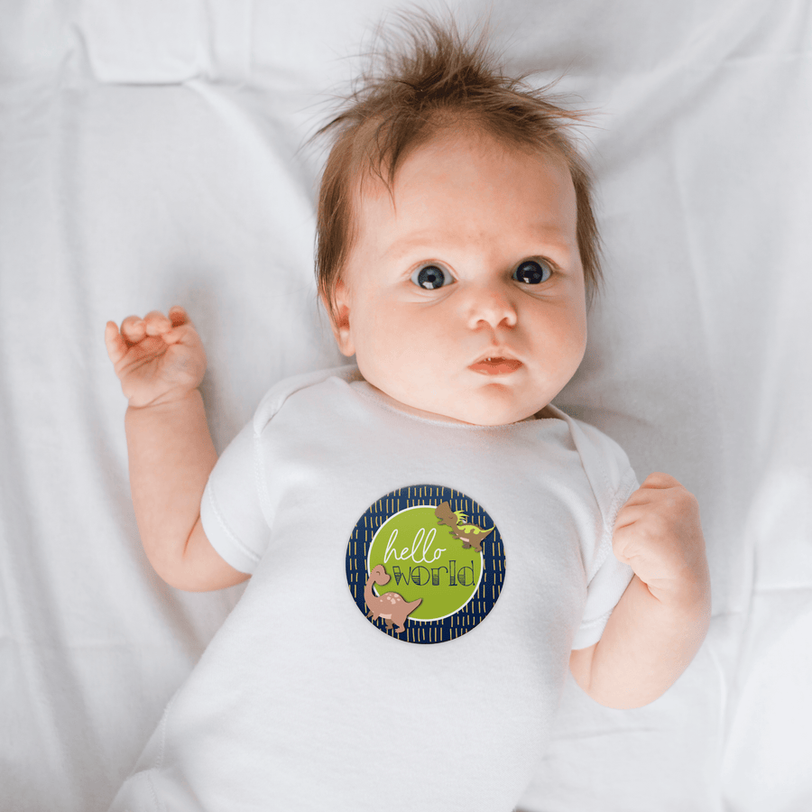 Baby Dino Milestone Stickers - Twinkle and Giraffe Designs