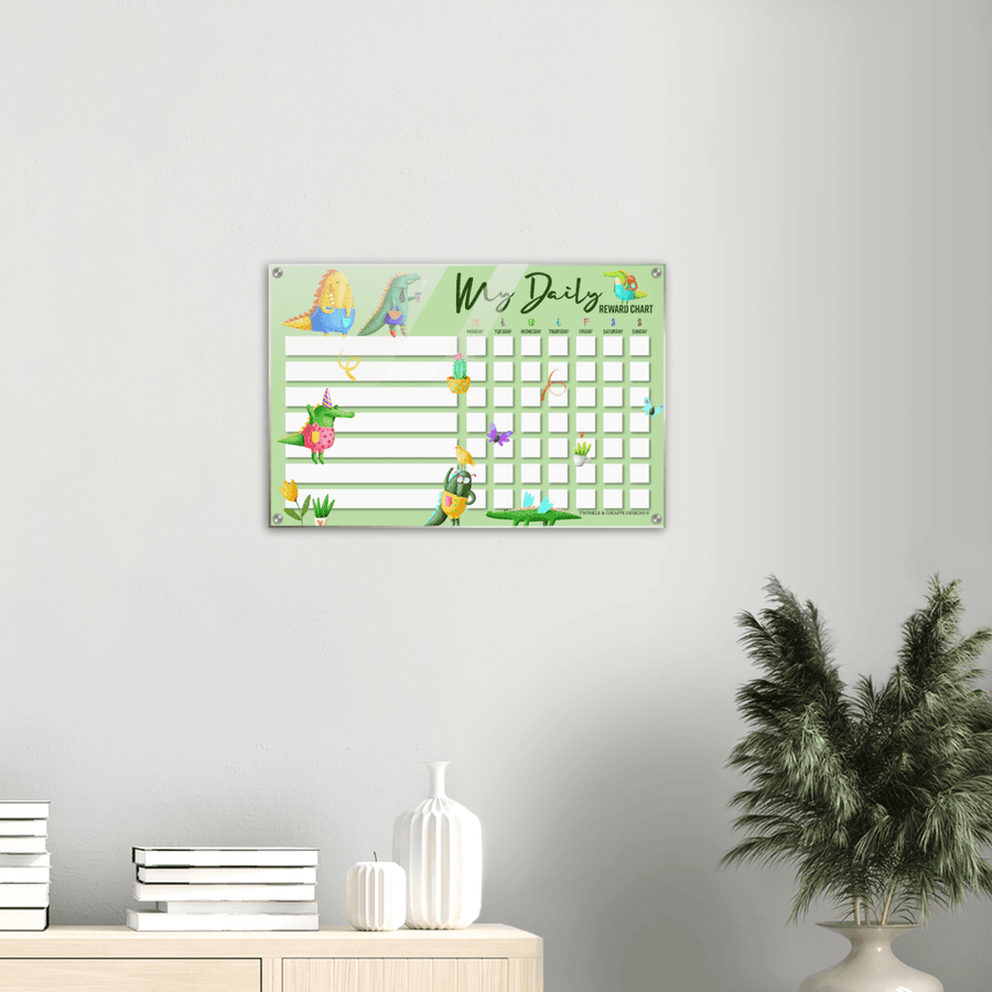 Space, Personalized Dry Erase Reward Chart and Kids Calendar Wall Sticker,  Personalized Calendar&chore Chart, Dry Erase, for Kids, Reusable 