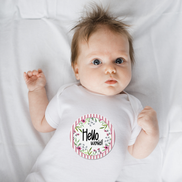 Dainty Pink Milestone Stickers - Twinkle and Giraffe Designs