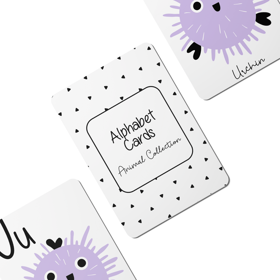 English Alphabet Cards - Twinkle and Giraffe Designs