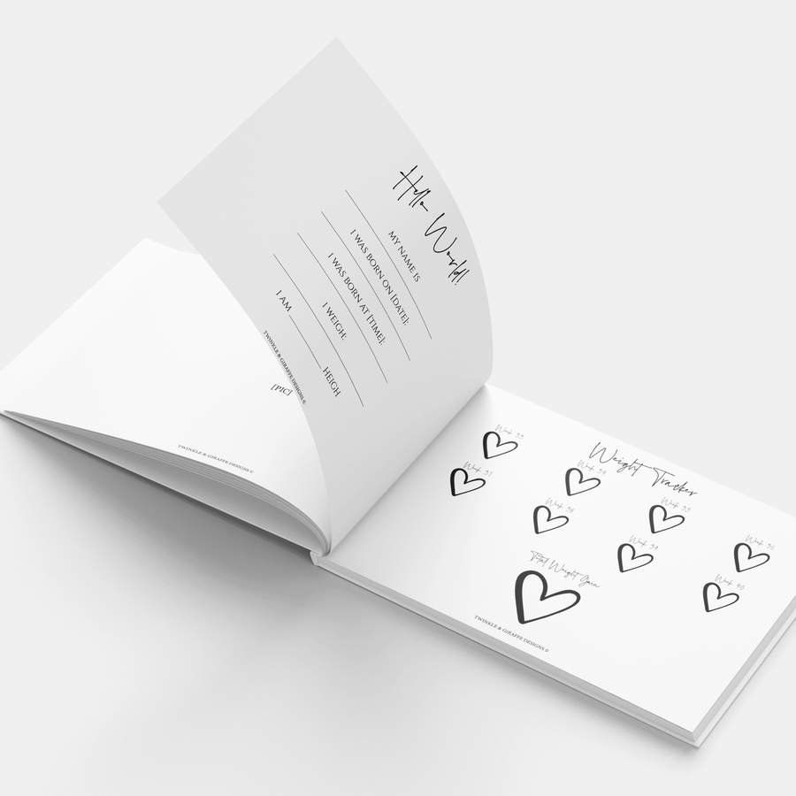 Expecting You: My Pregnancy Journey Journal - Twinkle and Giraffe Designs