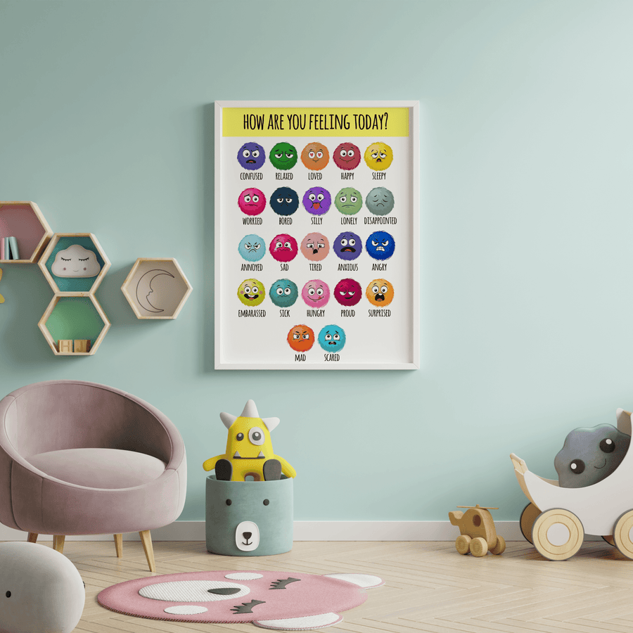 Feelings Poster - Twinkle and Giraffe Designs