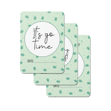 Forest Green Pregnancy Milestone Cards - Set of 30 - Twinkle and Giraffe Designs