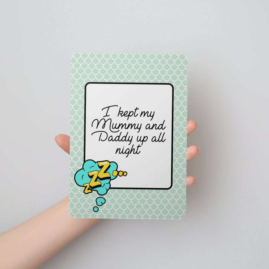 Funny Alternative Baby Milestone Cards - Set of 25 - Twinkle and Giraffe Designs