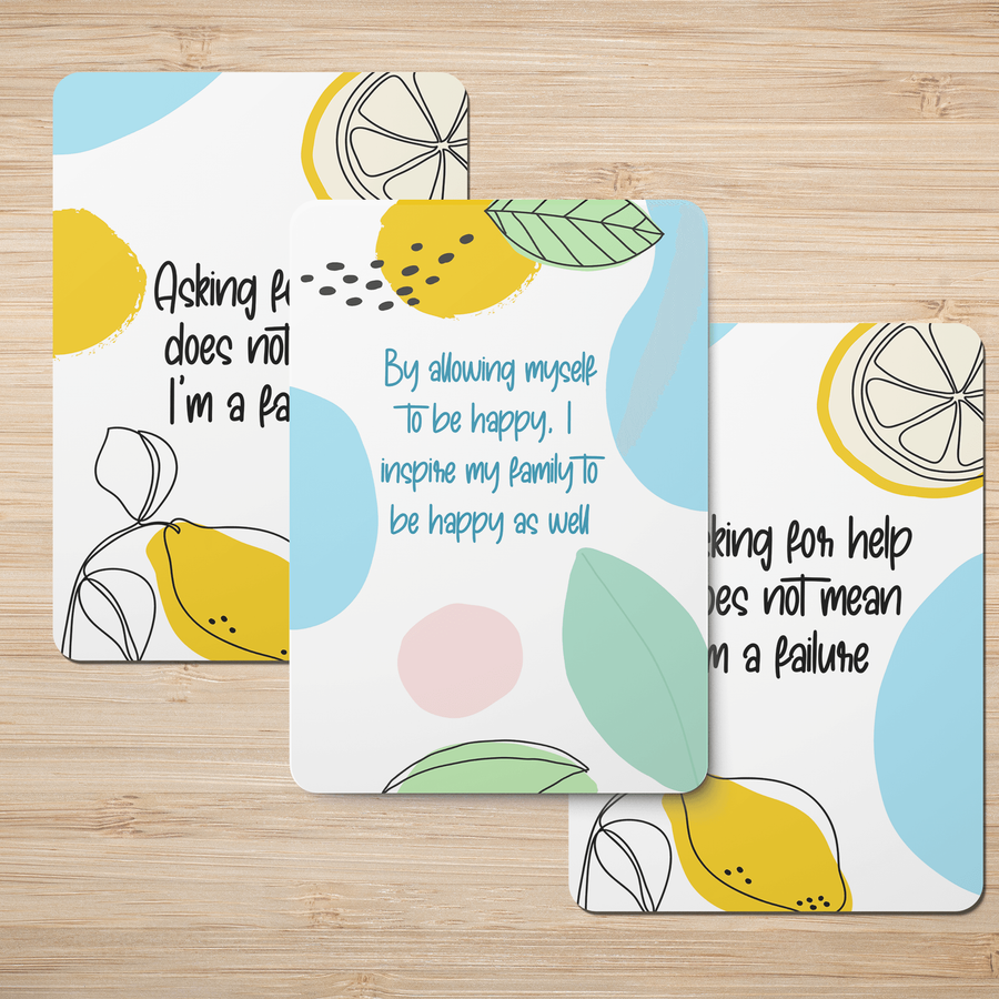 New Mama Affirmation Cards - Set of 20 - Twinkle and Giraffe Designs