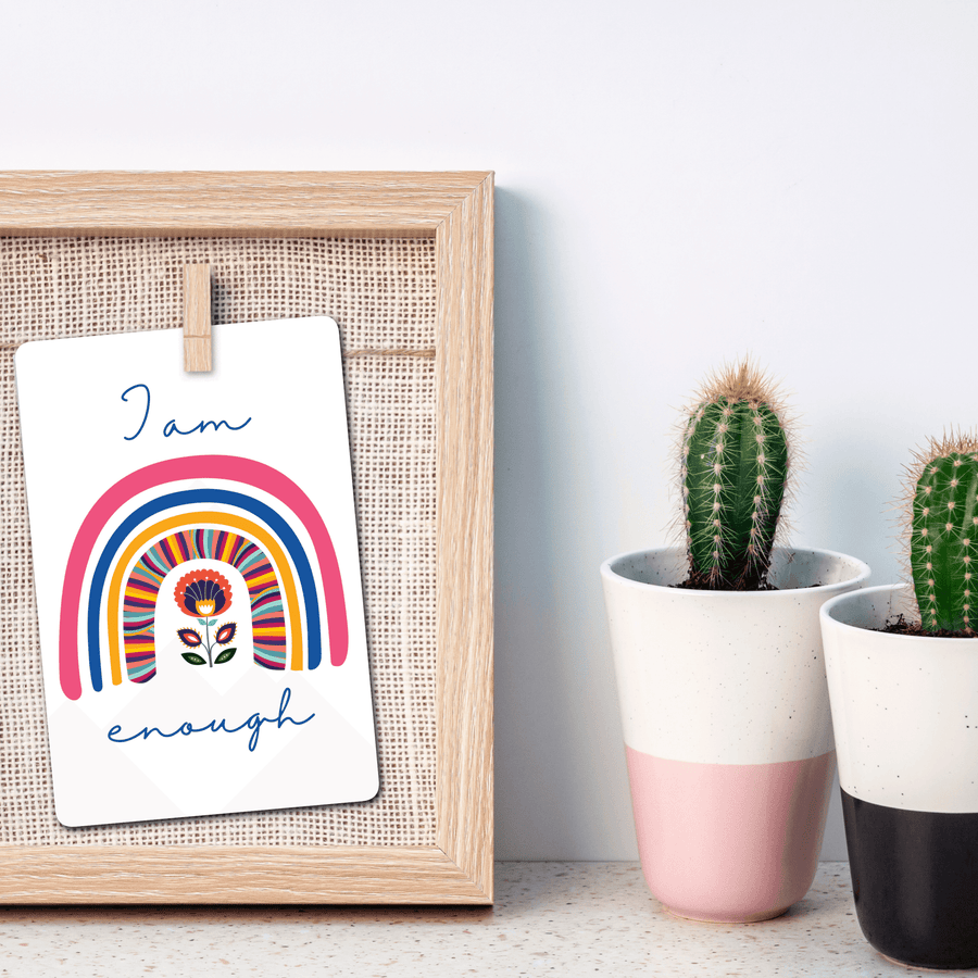 Rainbow Affirmation Cards - Set of 20 - Twinkle and Giraffe Designs