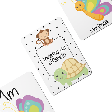 Spanish Alphabet Cards - Twinkle and Giraffe Designs