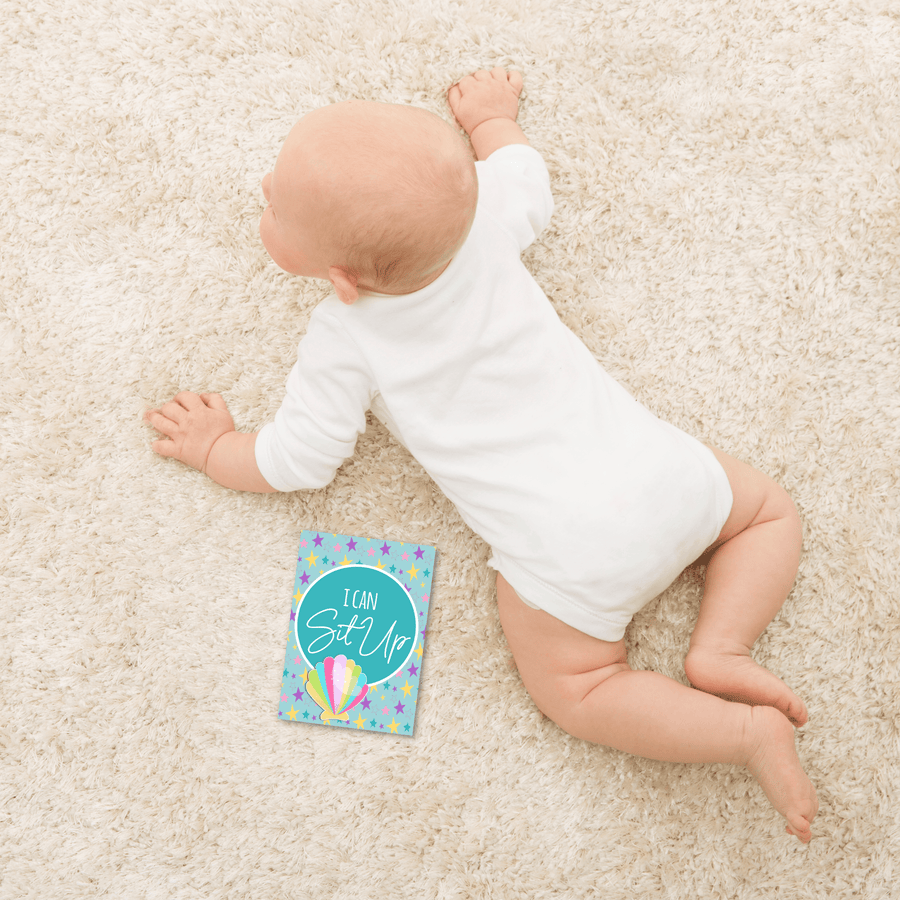 Twinkle Mermaids Baby Milestone Cards - Set of 25 - Twinkle and Giraffe Designs